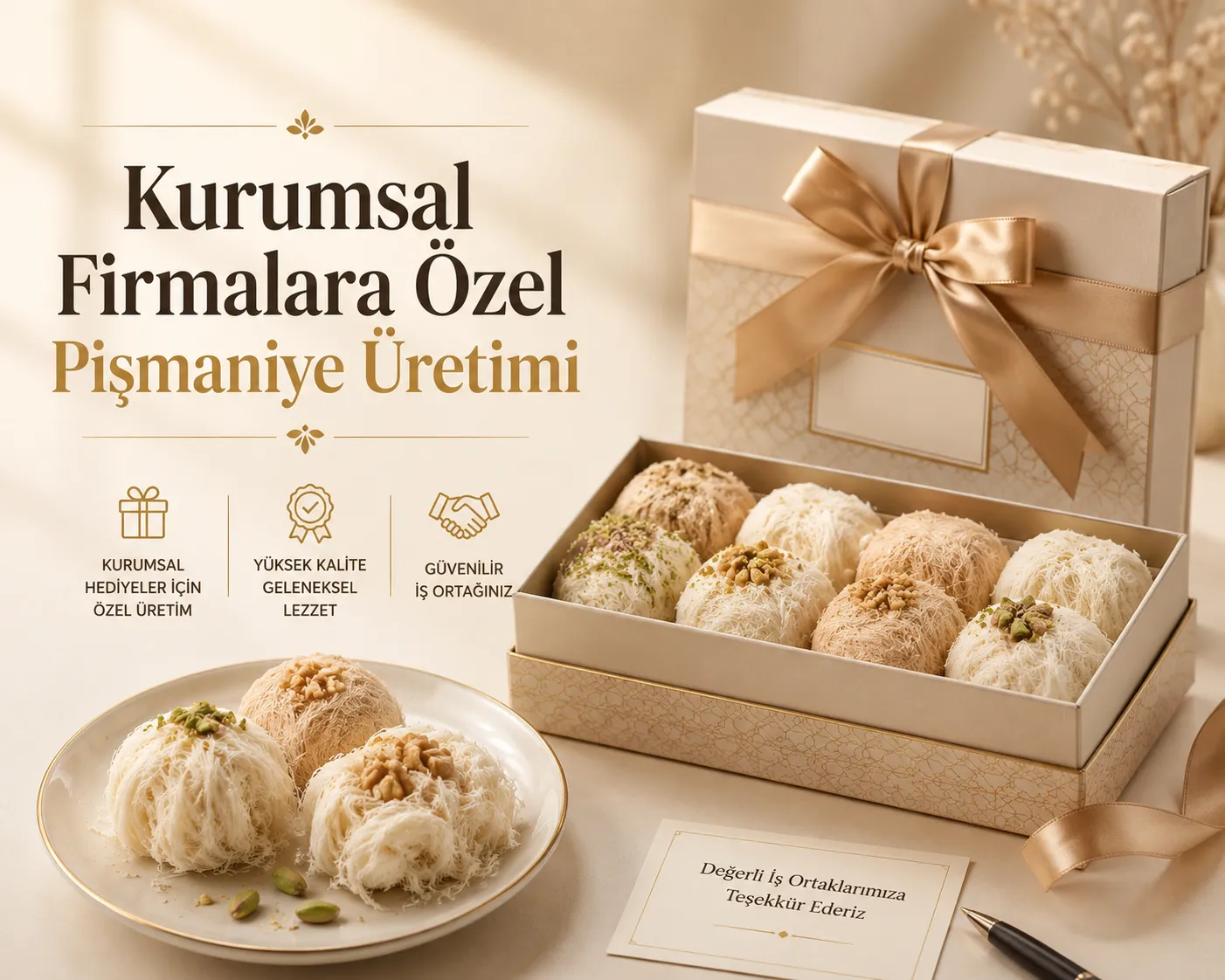Kurumsal Firmalara Özel Pişmaniye Üretimi
